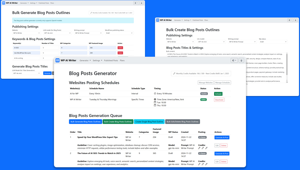 publish content in bulk